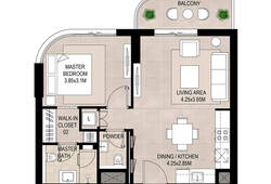 1 bedroom apartment